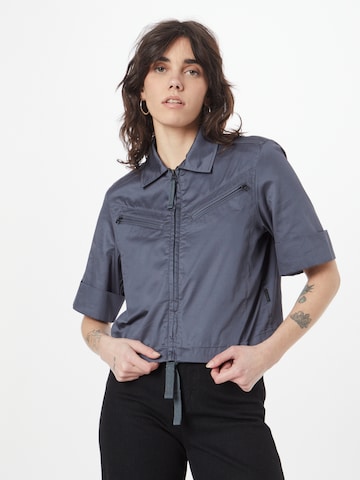 G-Star RAW Blouse in Blauw: voorkant