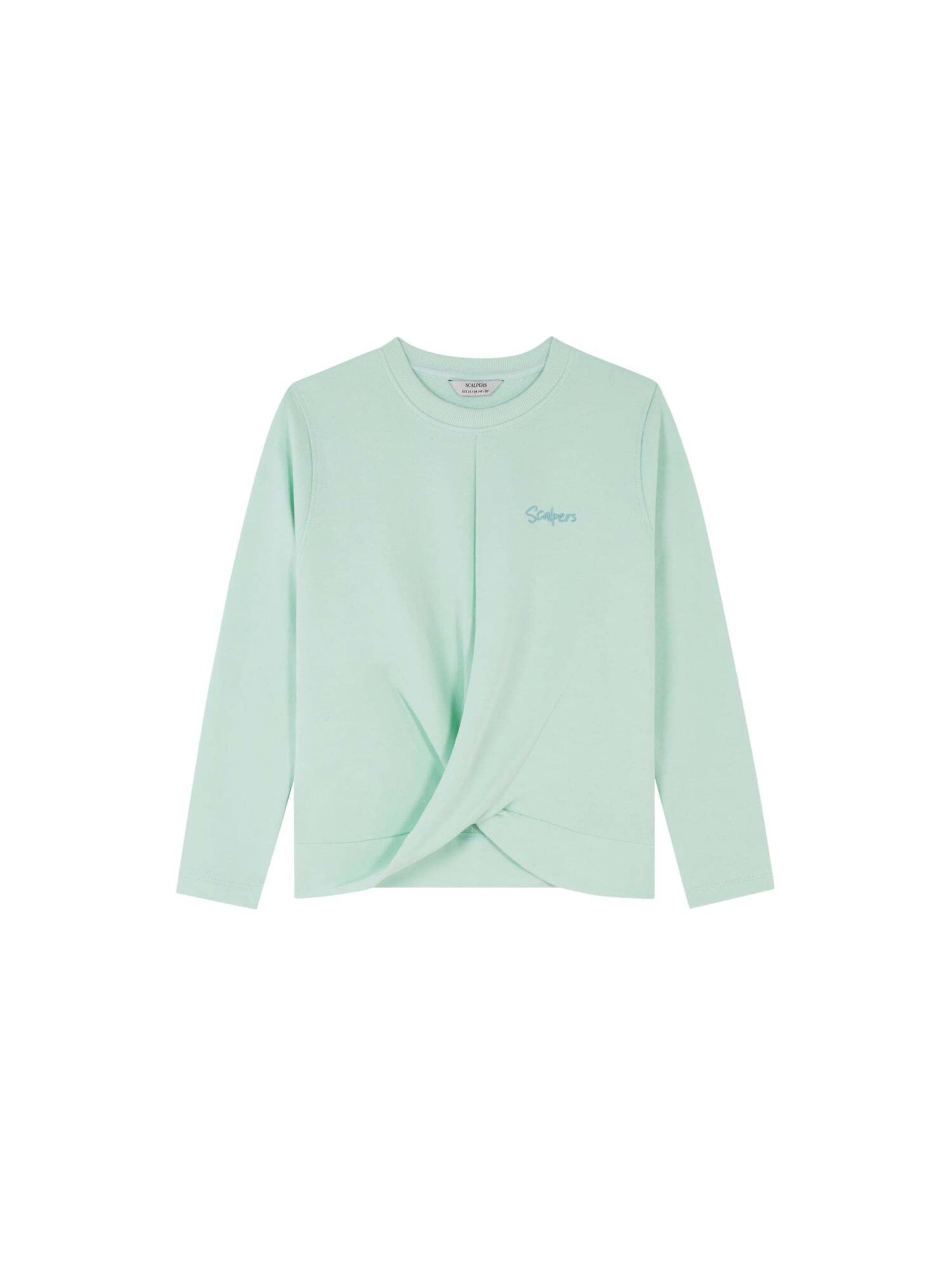 Sweat-shirt Scalpers en vert : devant