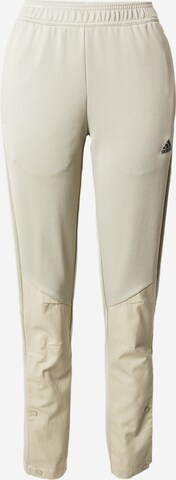 ADIDAS SPORTSWEAR Tapered Sportbroek 'Tiro' in Beige: voorkant