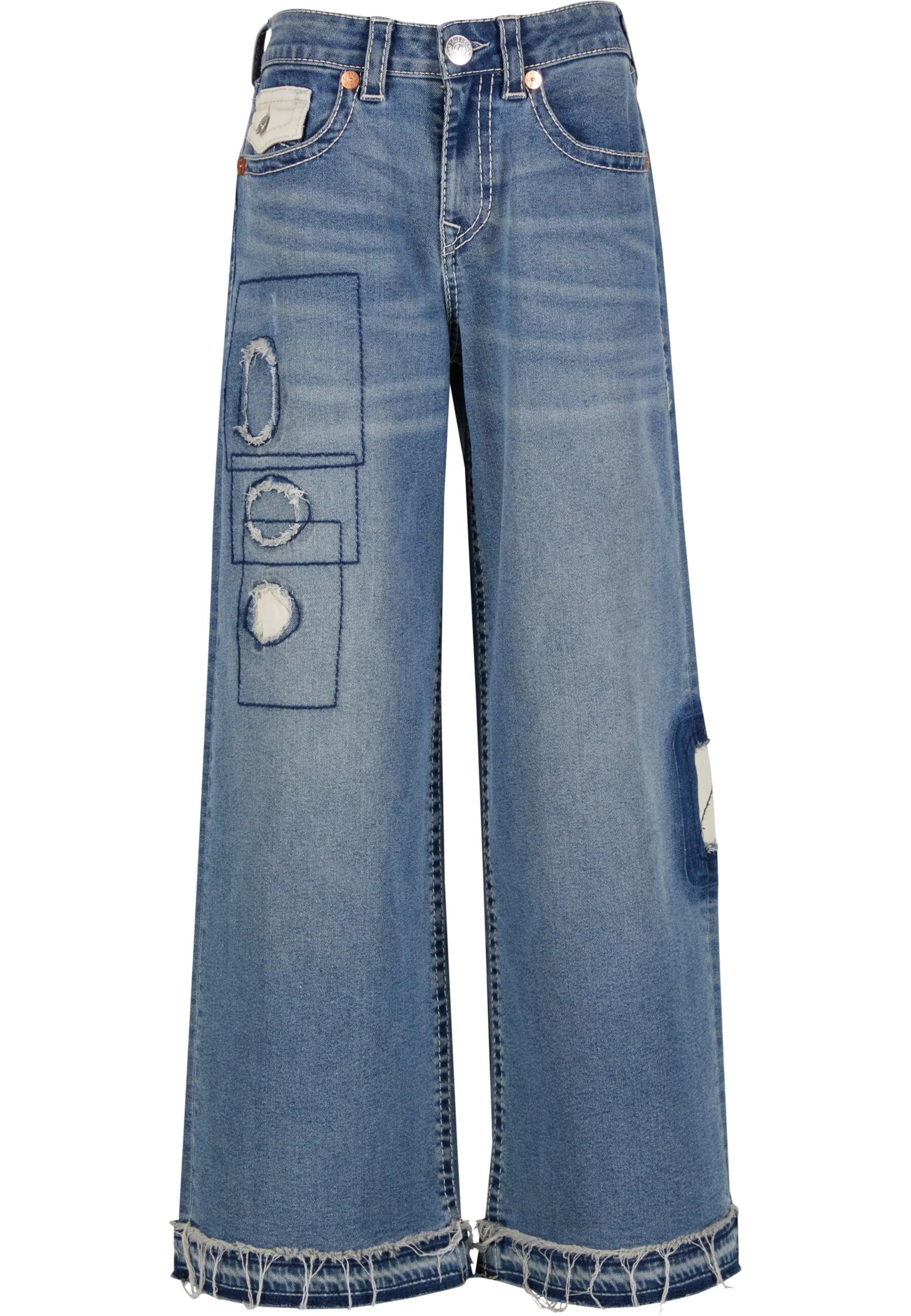 True Religion Baggy Džíny 'Jessie' – modrá: přední strana