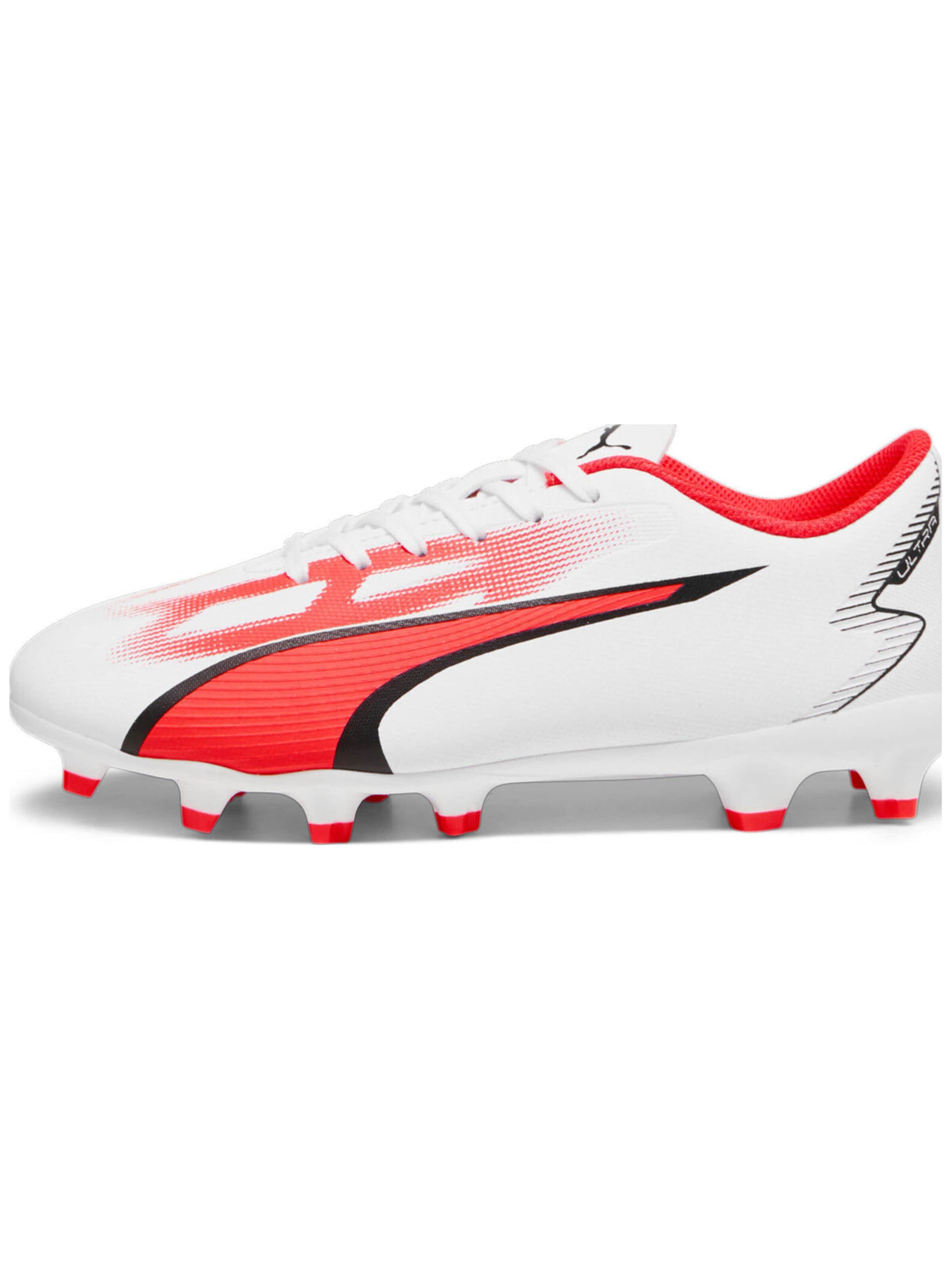 PUMA - Zapatillas de fútbol 'Puma Ultra Play Fgag Jr' en blanco: frente