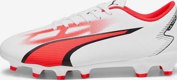 Scarpa da calcio 'Puma Ultra Play Fgag Jr' di PUMA in bianco: frontale