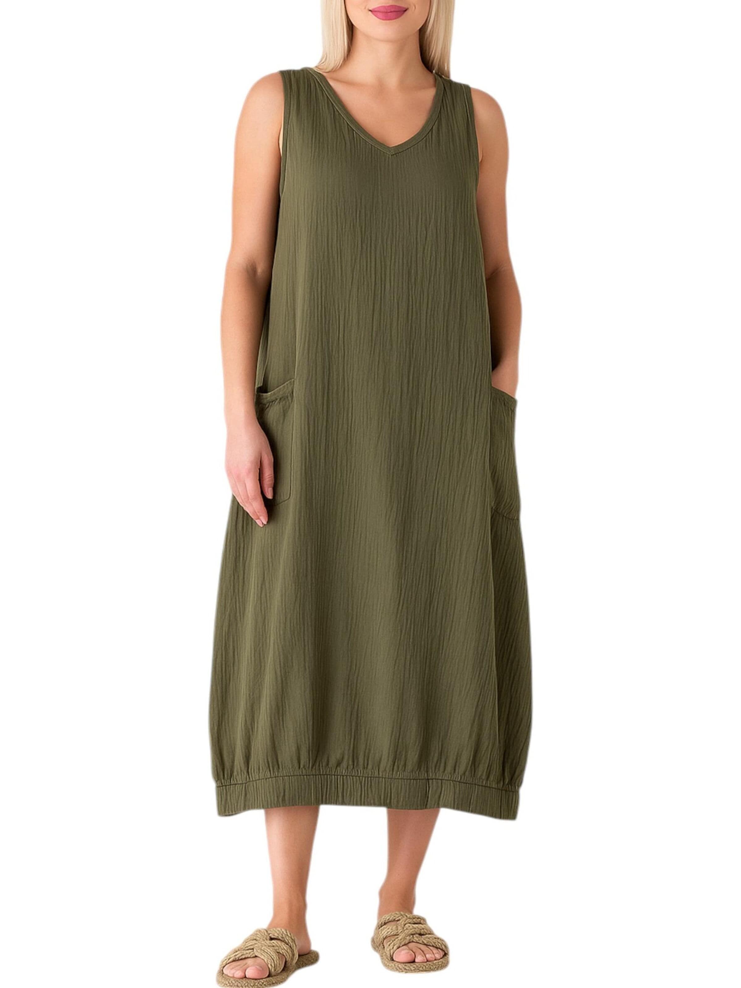 WENOR Strandkleid 'ZELMA'‌‌‌ in Grün: Vorderseite