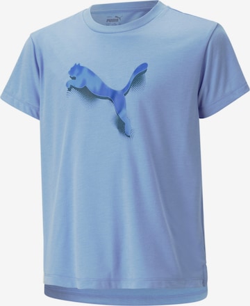 PUMA - Camisa funcionais em azul: frente