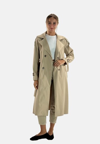 Elara Between-seasons coat in Beige