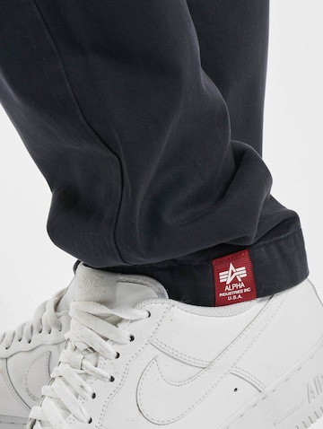 ALPHA INDUSTRIES Regular Cargo Pants 'Agent' in Blue