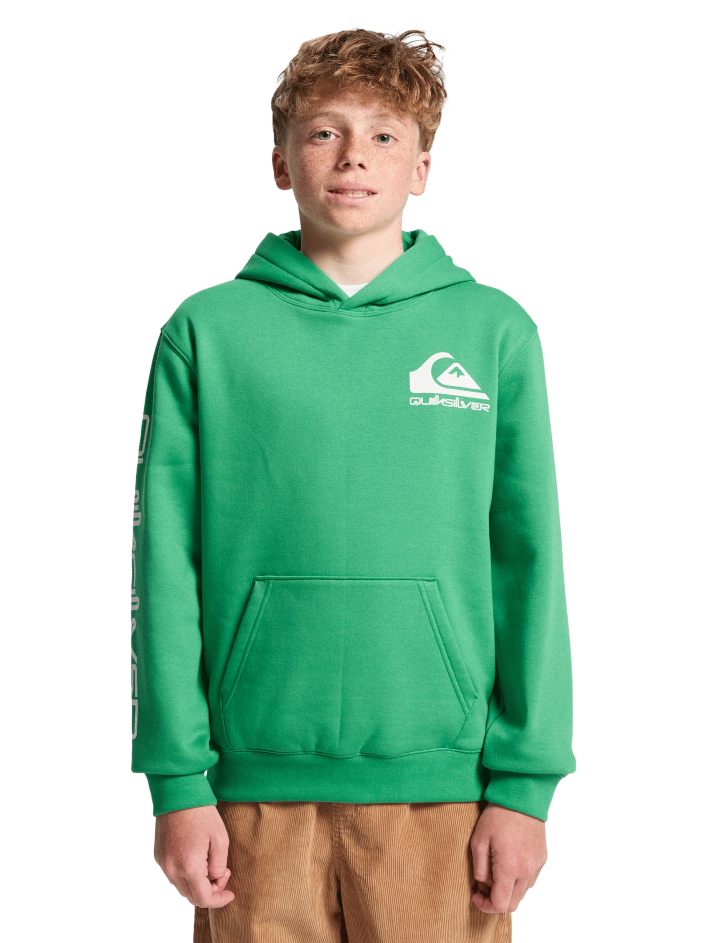 QUIKSILVER Sweatshirt 'Omni' in Green: front
