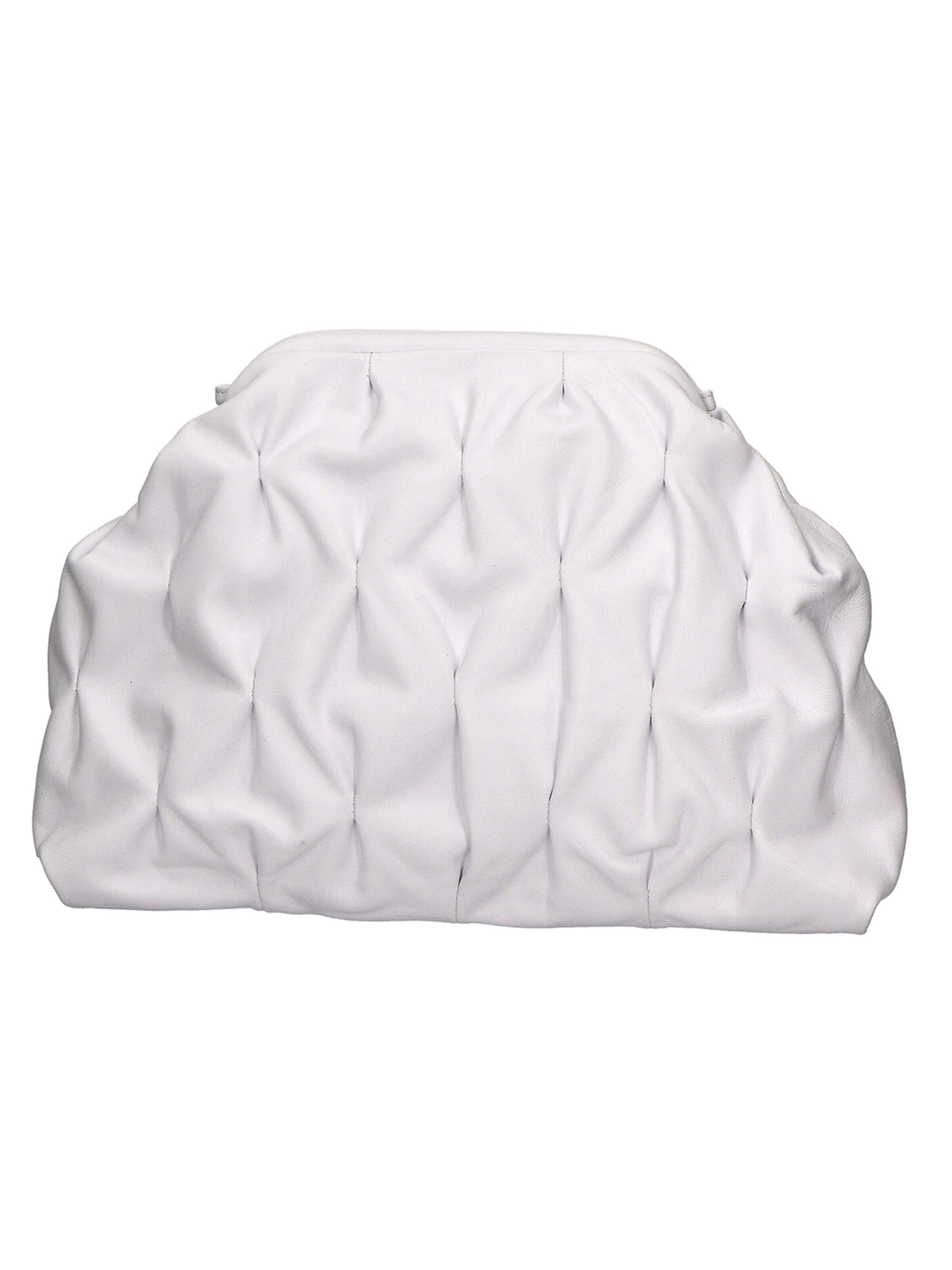 Pochette 'Pochette Verona in Pelle Sauvage - Tracolla Regolabile Made in Italy' di Gave Lux in bianco