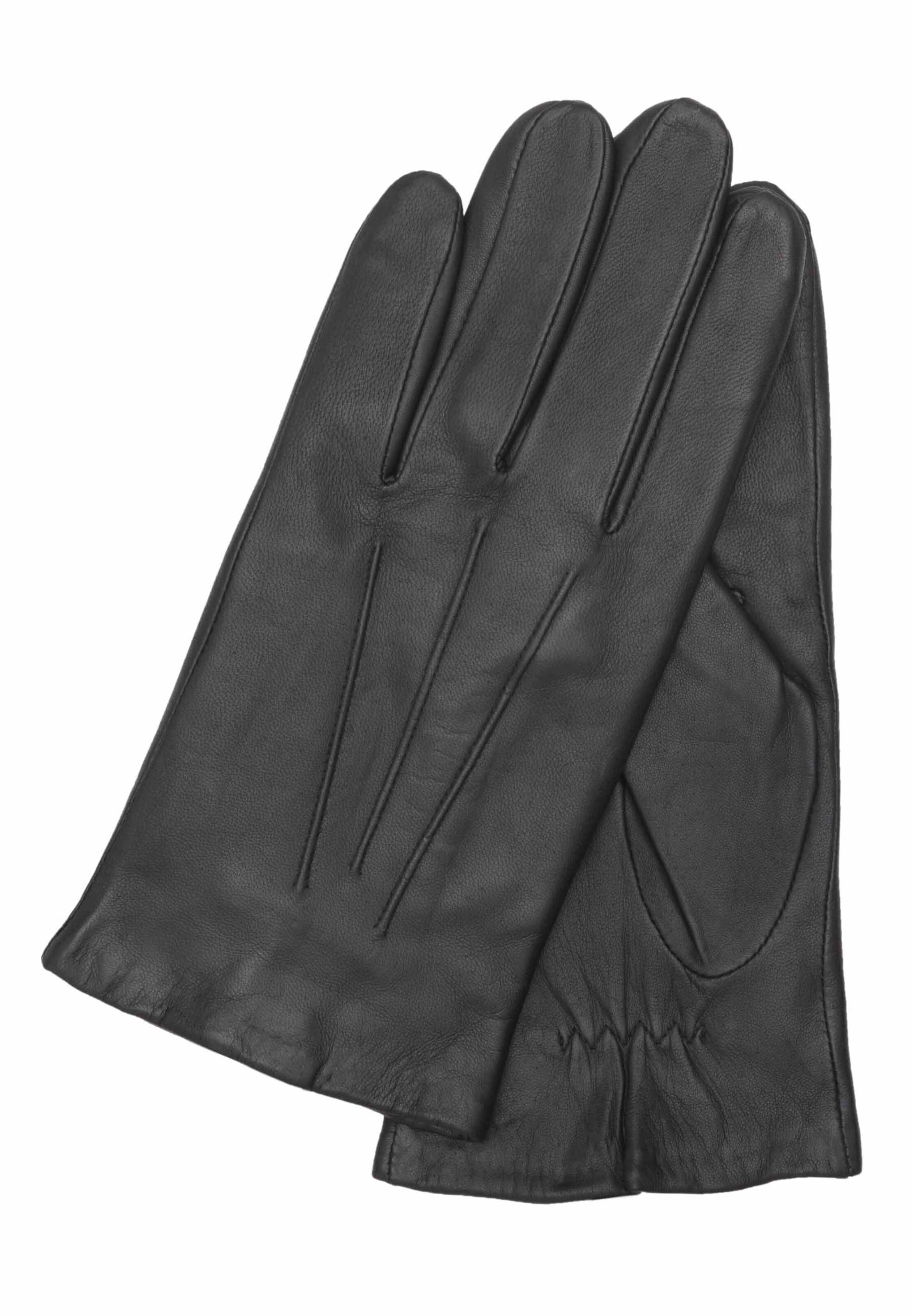 Gretchen Full finger gloves in Black: front