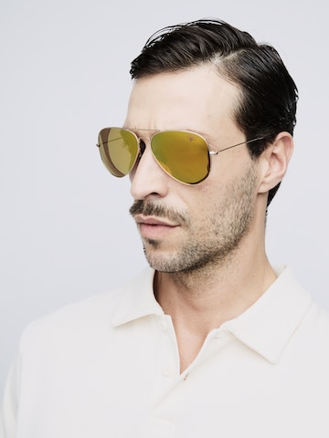 TOP GUN Sonnenbrille in Gold: Vorderseite