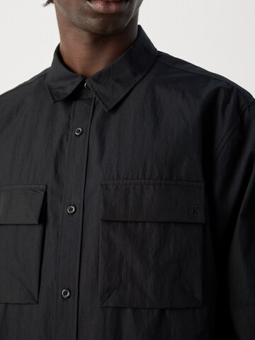 Calvin Klein Regularny krój Koszula w kolorze czarny