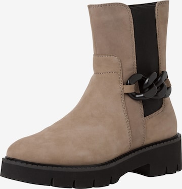 TAMARIS Chelsea Boot in Beige: predná strana