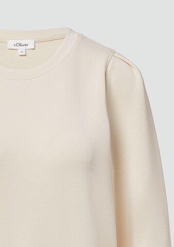 s.Oliver Sweatshirt in Beige