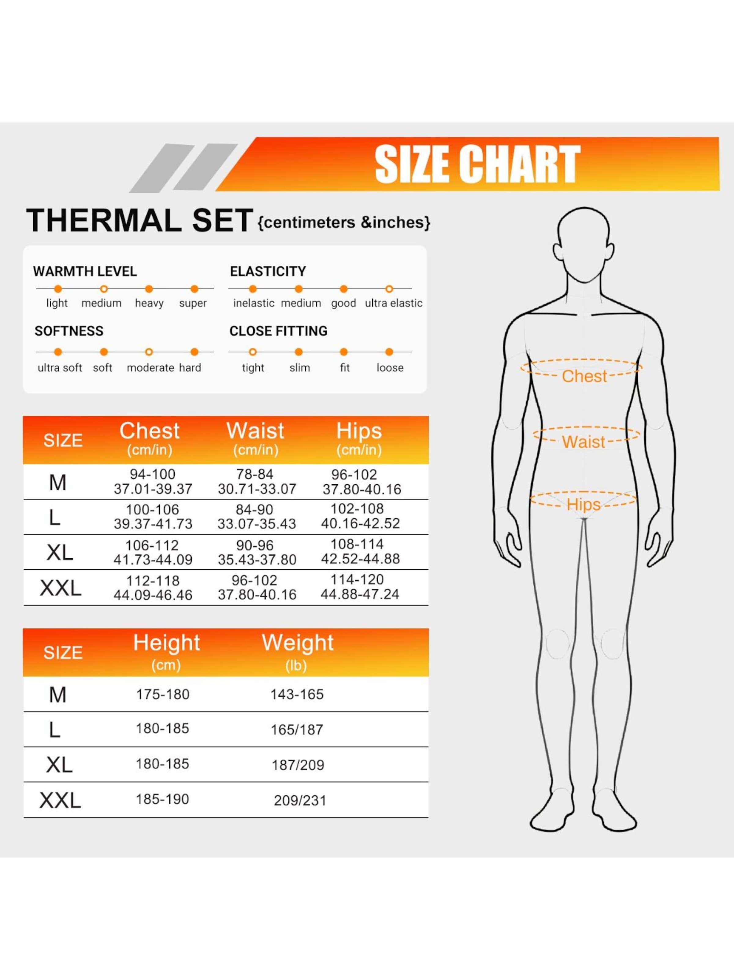 MEETWEE Base Layer 'Seamless Thermal Underwear' in Black