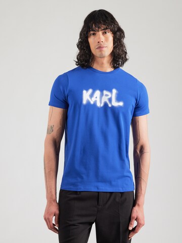 Karl Lagerfeld T-Shirt in Blau: Vorderseite