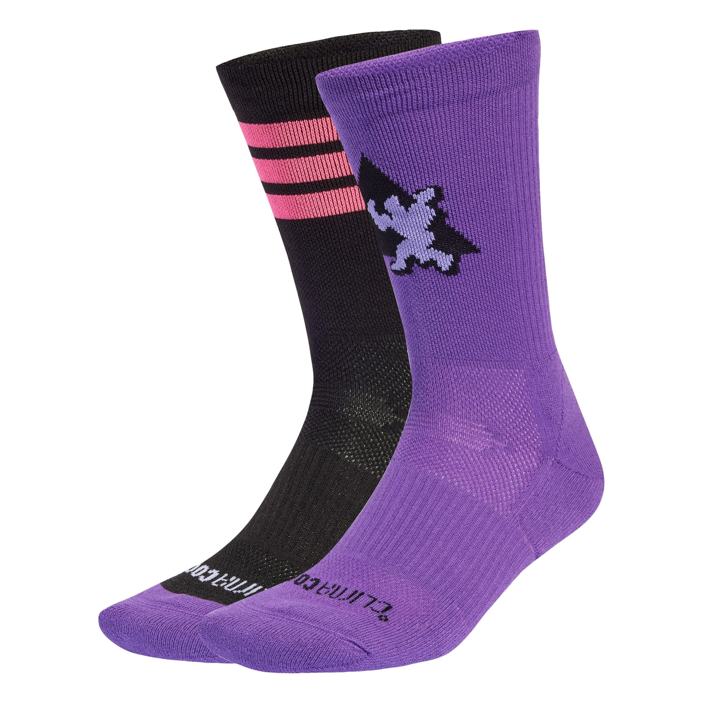 Chaussettes de sport 'x Jeremy Scott Pride' ADIDAS SPORTSWEAR en violet : devant