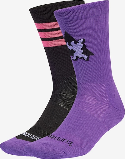 ADIDAS SPORTSWEAR Sportske čarape 'x Jeremy Scott Pride' u ljubičasta / svijetloljubičasta / svijetloroza / crna, Pregled proizvoda