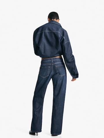 Baggy Jean Bershka en bleu