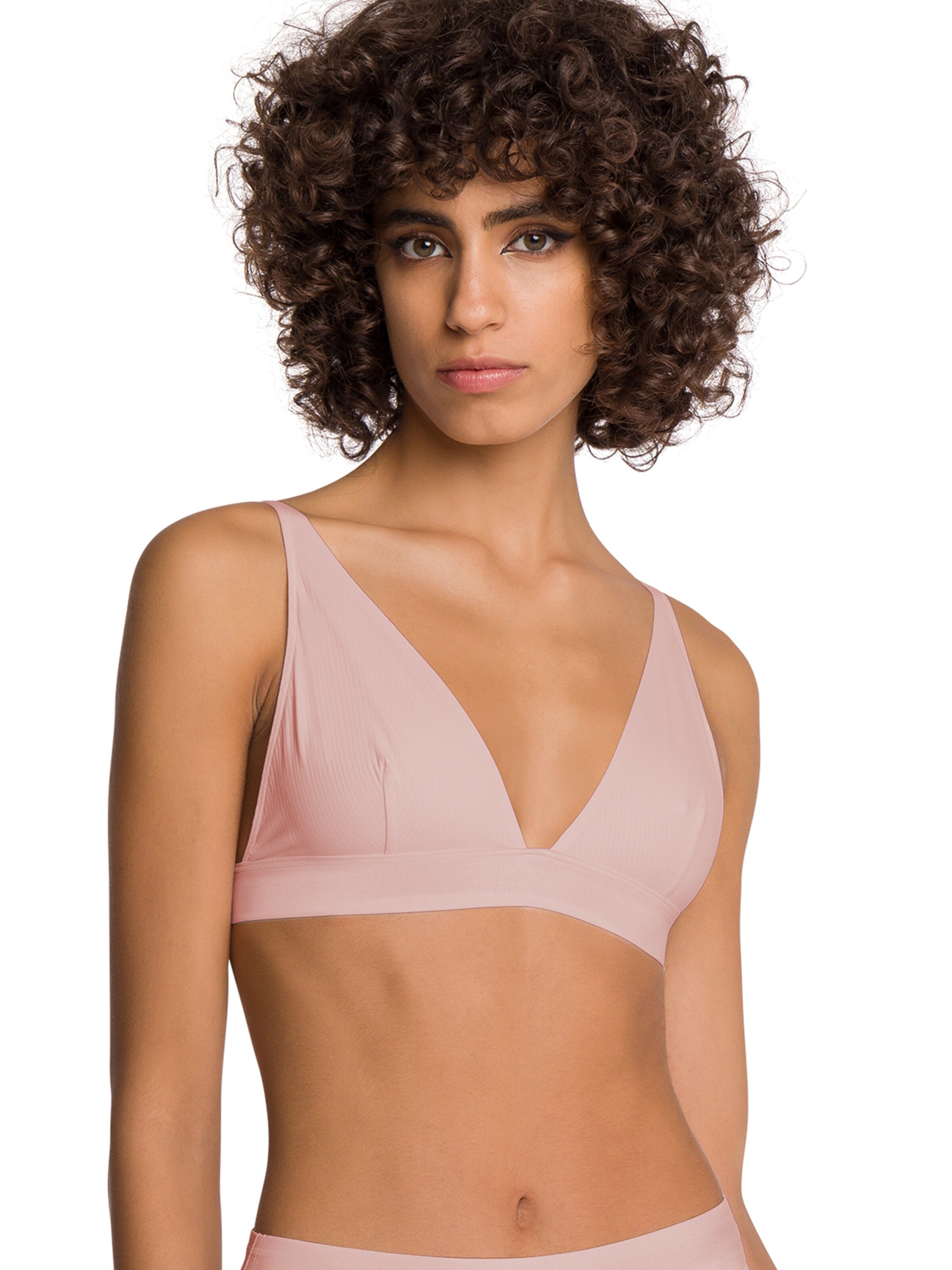 Wolford Triangel BH in Roze: voorkant