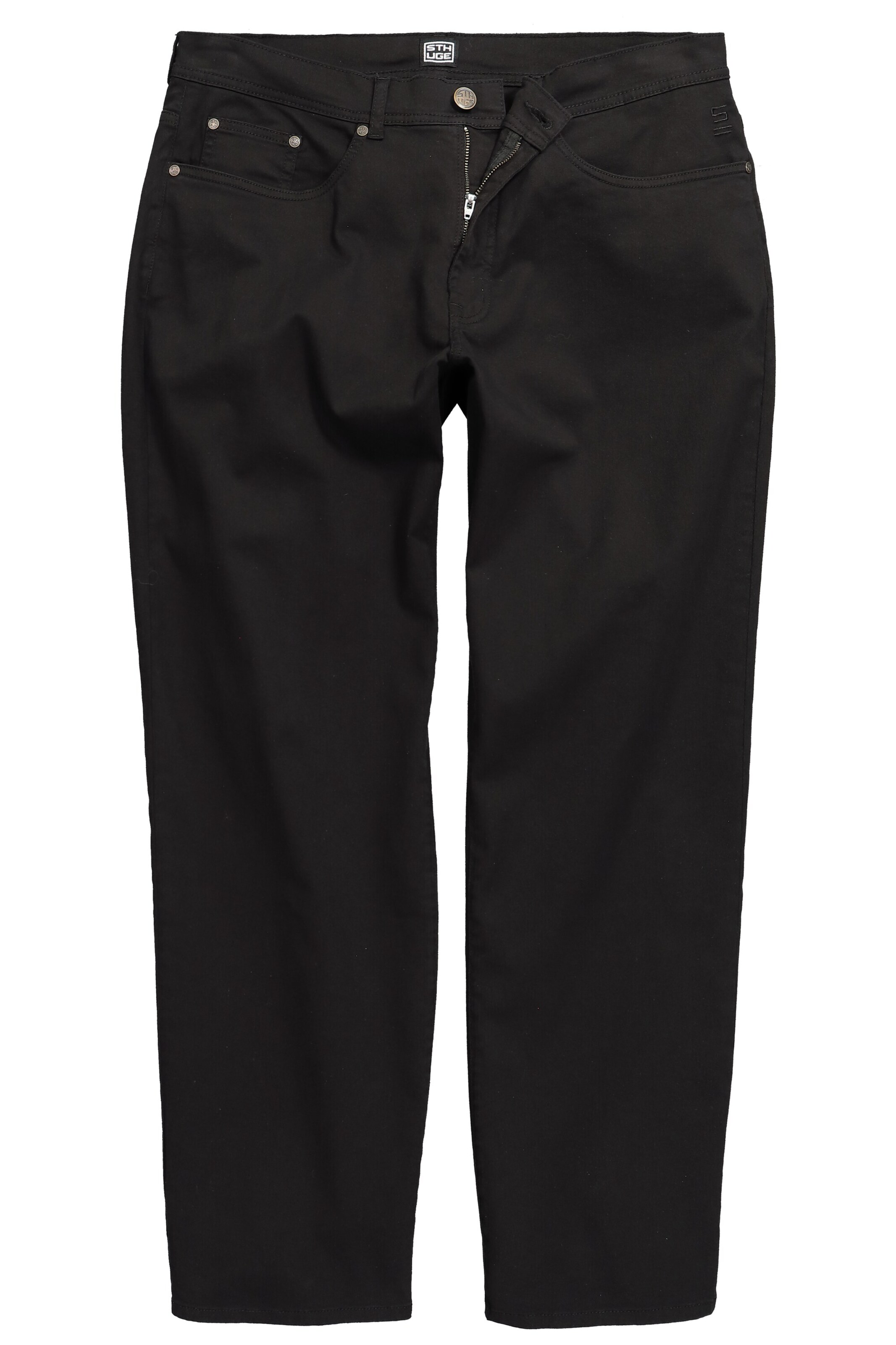 STHUGE Trousers in Black: front