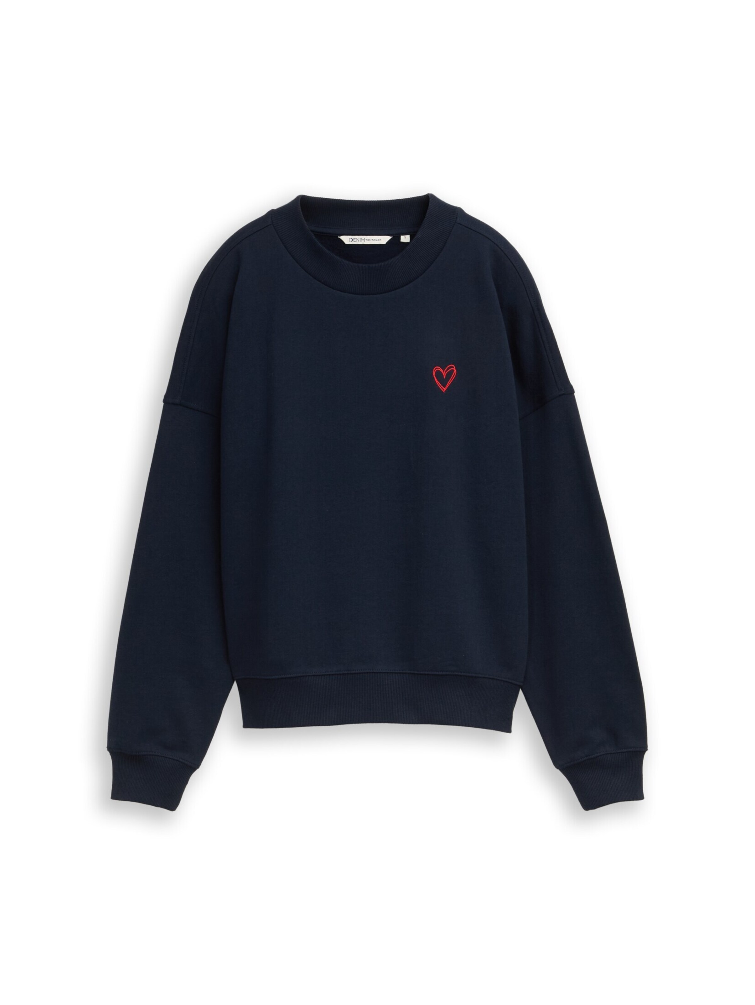 TOM TAILOR DENIM Sweatshirt in Blue: front