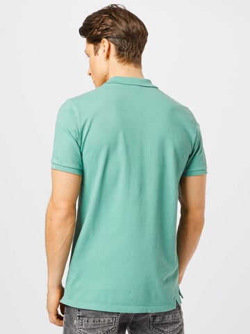 DENHAM Poloshirt in Grün