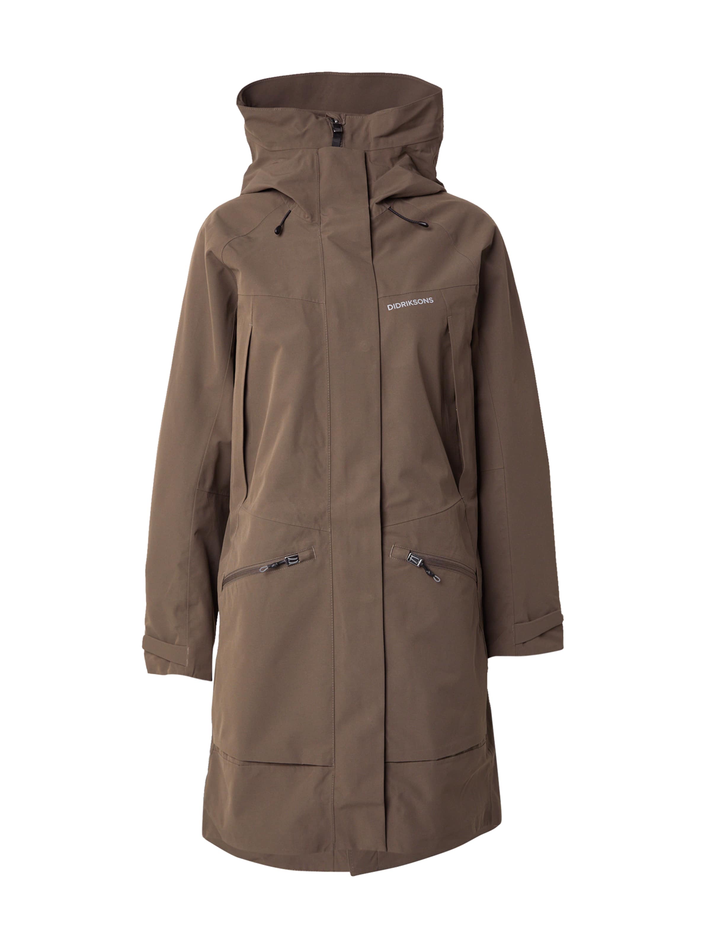 Didriksons Outdoorkappa &#x27;ILMA&#x27; i brun: framsida