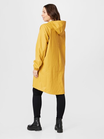 Manteau fonctionnel 'Mrainy' Zizzi en jaune