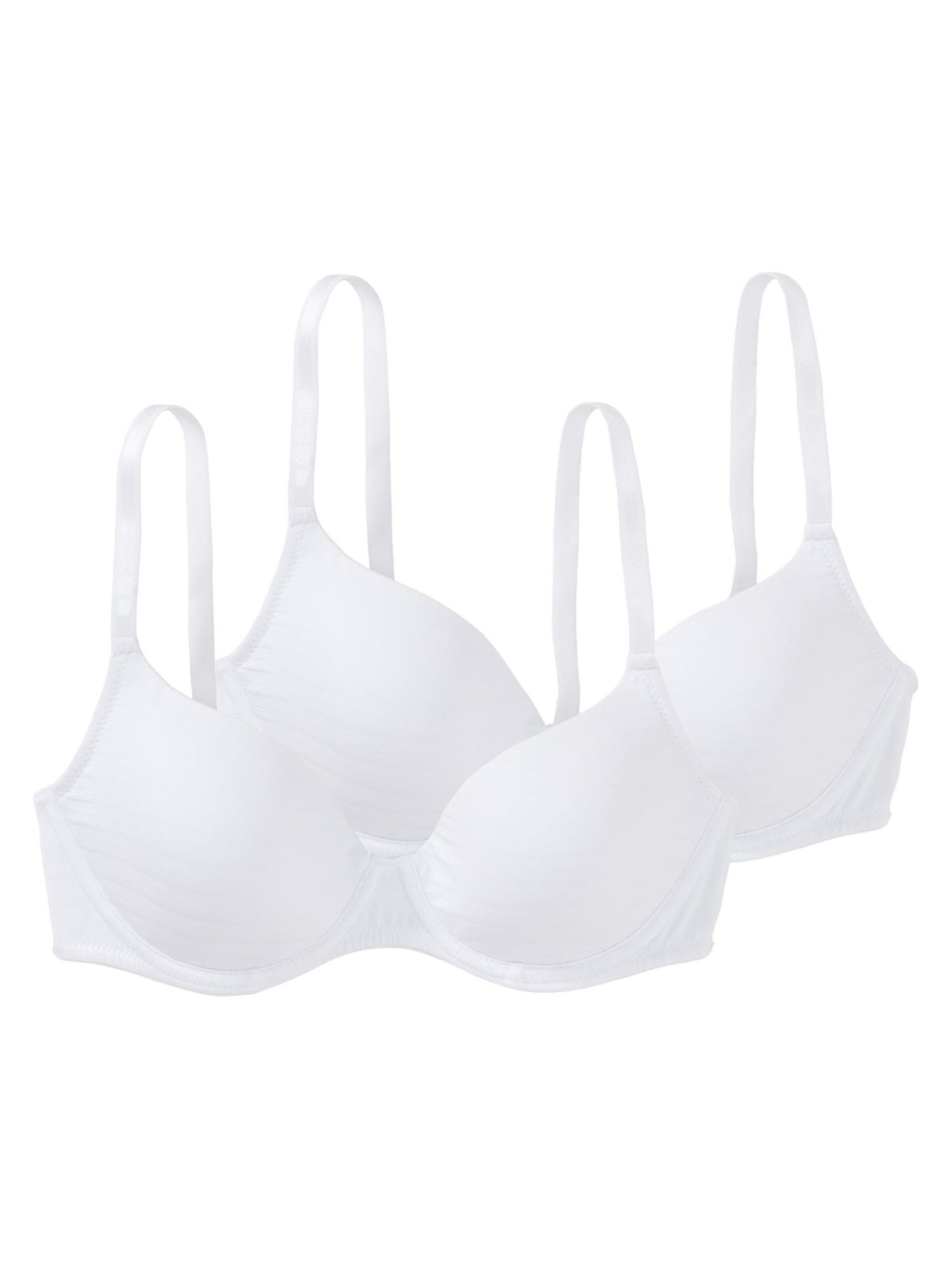 SPEIDEL BH 'Cotton & More' in Wit: voorkant