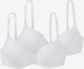 SPEIDEL BH 'Cotton & More' in Wit: voorkant