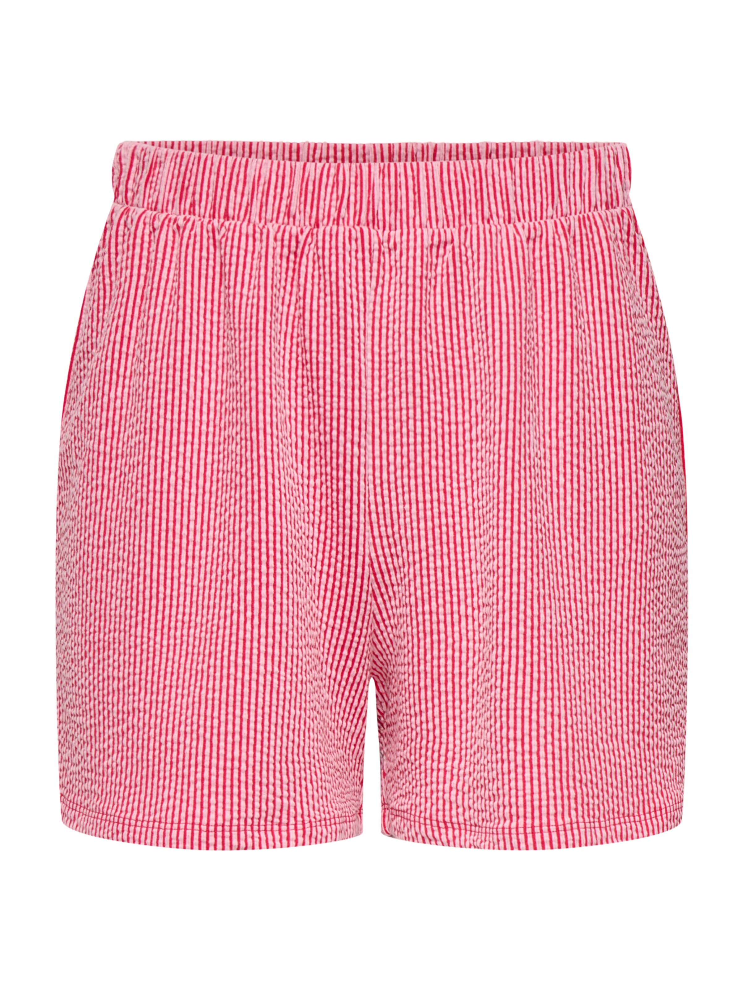 ONLY Pantalon 'ONLMISTY' en rouge / blanc cassé, Vue avec produit