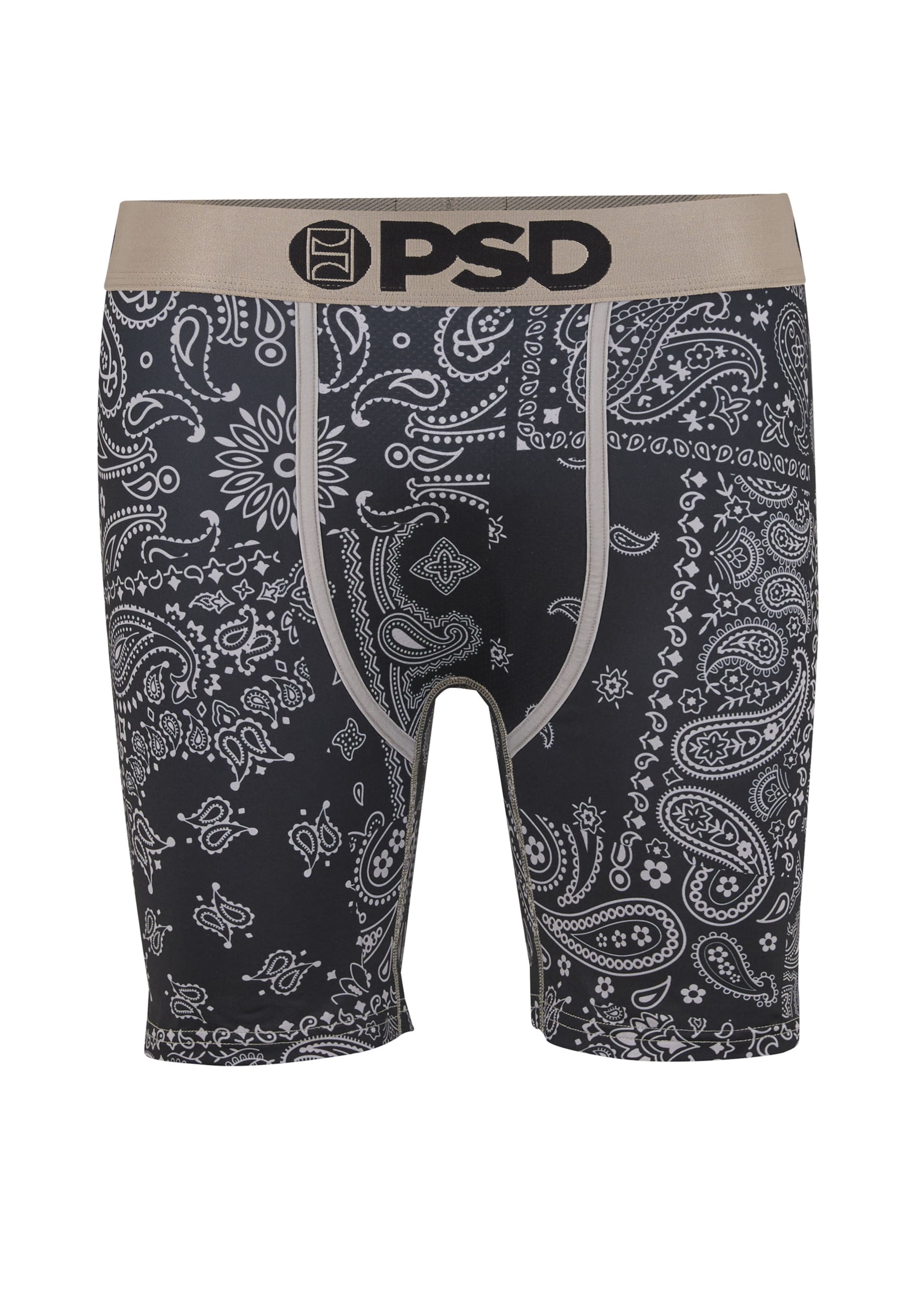 PSD Boxerky – černá: přední strana