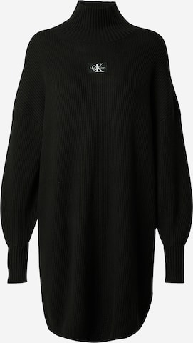 Calvin Klein Jeans Knit dress in Black: front