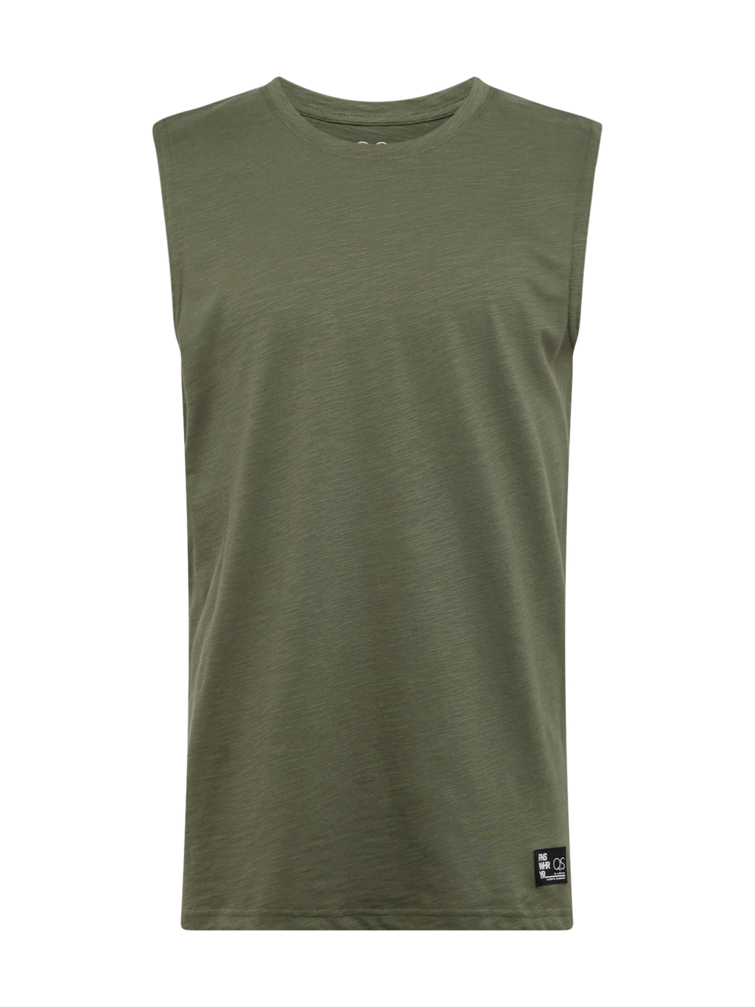 T-Shirt QS en vert : devant