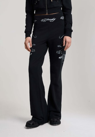 Ed Hardy - Regular Calças '1971' em preto