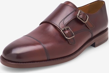 Henry Stevens Halbschuh 'Winston CDM' in Braun: Vorderseite