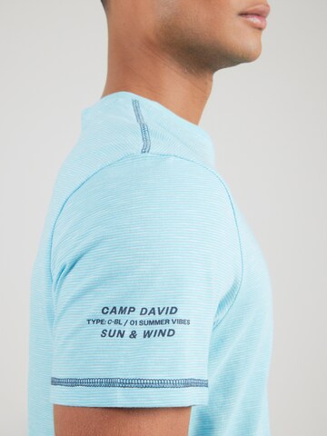 CAMP DAVID - Camiseta en azul