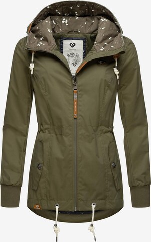 Ragwear Outdoor Jacket 'Danka' in Green: front