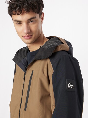 QUIKSILVER Sports jacket 'MISSION' in Brown