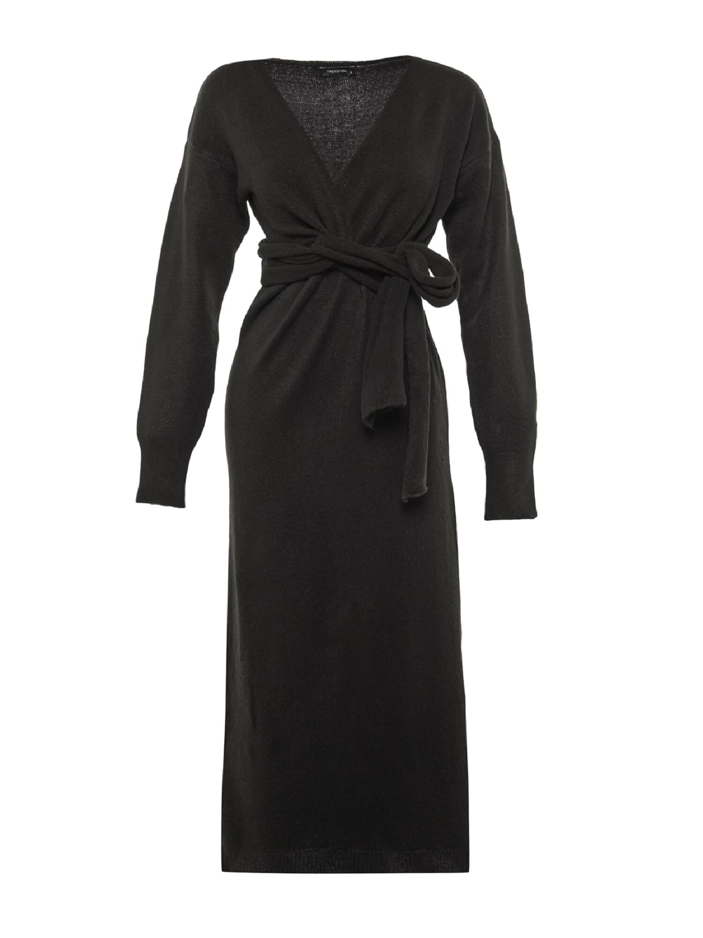 Abito in maglia di Trendyol in nero: frontale