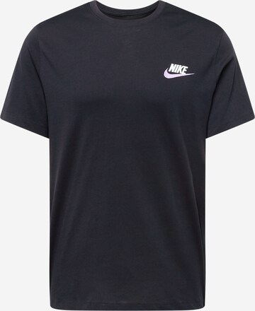 Nike Sportswear Shirt 'CLUB+' in Black: front