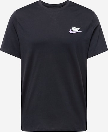 Nike Sportswear Μπλουζάκι 'CLUB+' σε μαύρο: μπροστά