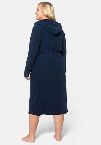 SHEEGO Bathrobe long in Blue