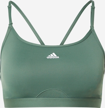 ADIDAS SPORTSWEAR Sport bh in Groen: voorkant