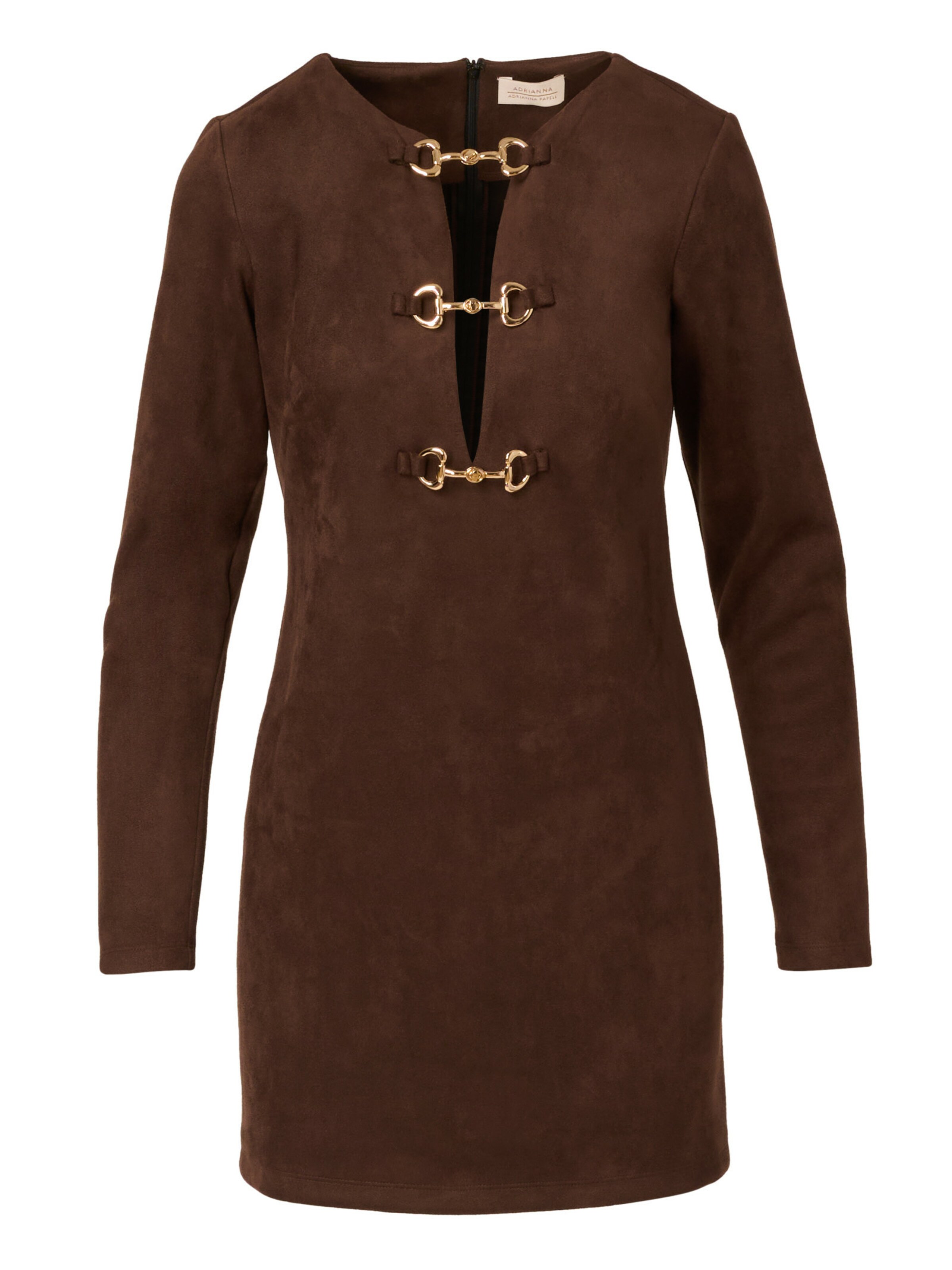 Adrianna Papell Dress 'Suede Shift Dress' in Brown, Item view