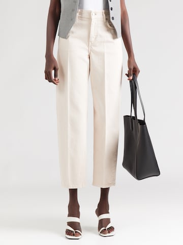 & Other Stories Tapered Τζιν σε λευκό: μπροστά