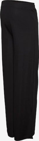 MAMALICIOUS Wide Leg Hose 'CHRISSY' in Schwarz: predná strana