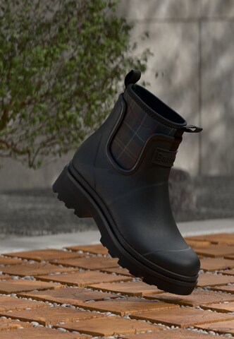 Barbour Botki Chelsea 'Cynthia Welly' w kolorze czarny