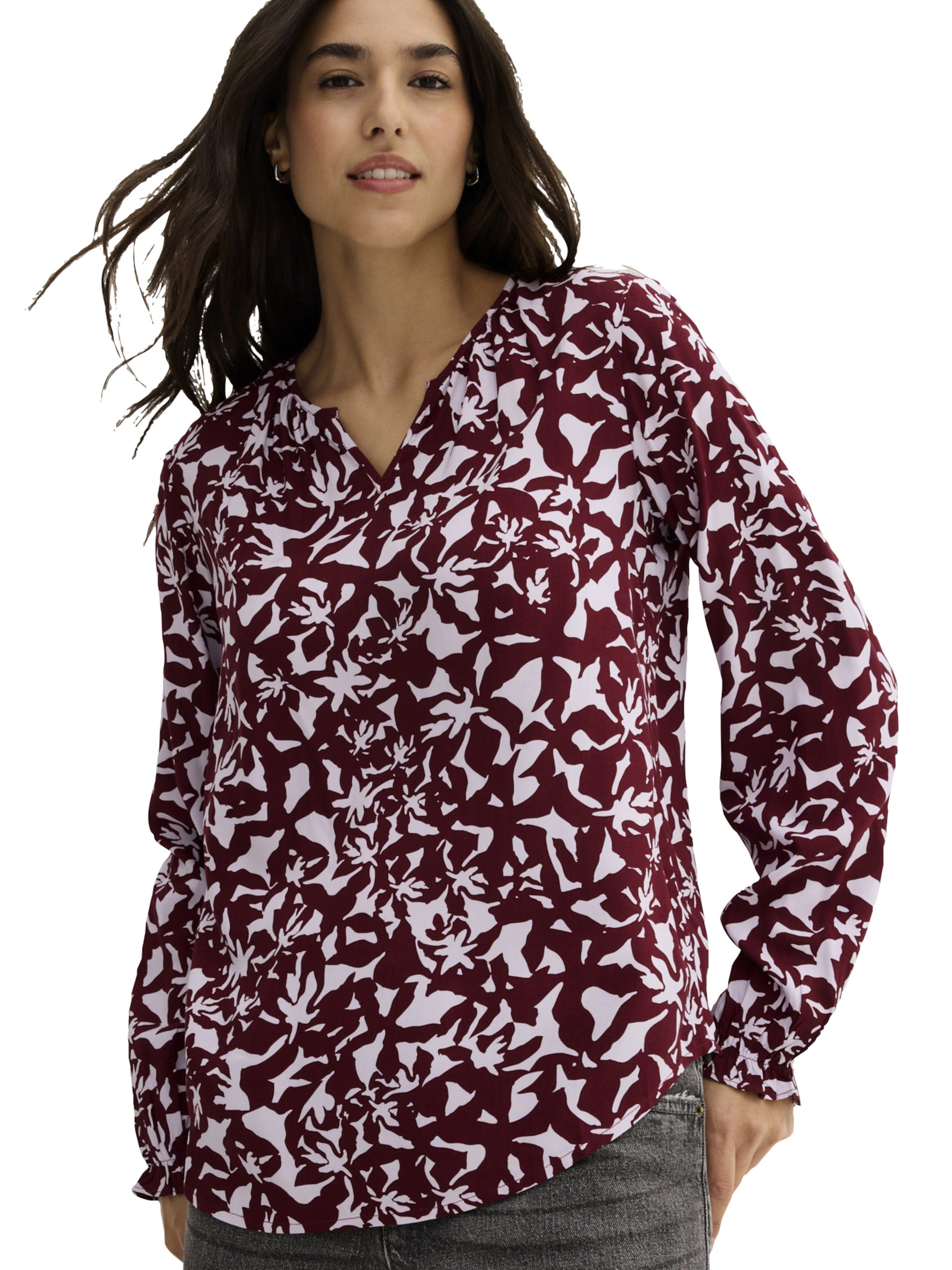 bonprix Blouse in Rood: voorkant