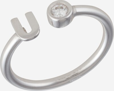 Singularu Ring in de kleur Zilver / Transparant, Productweergave